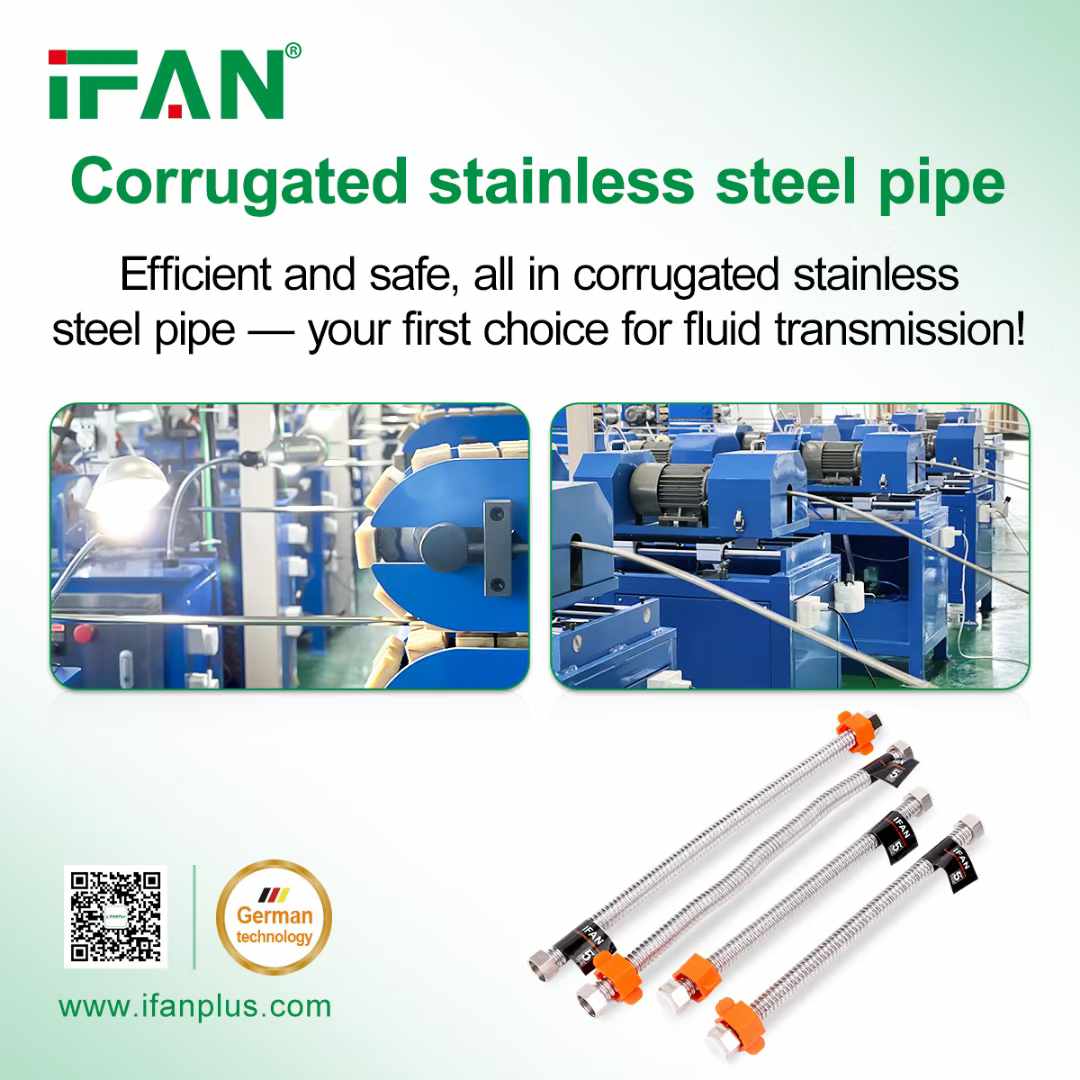 Corrugated stainless steel pipe Corrugated stainless steel pipe